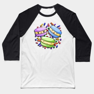 Sweet Macarons Baseball T-Shirt